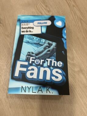 For The Fans by NYLA K. - Blue & Black Paperback